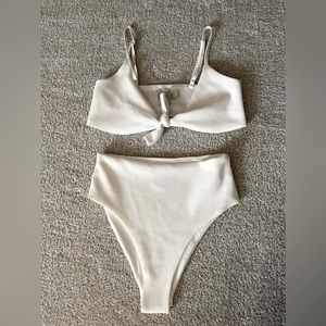 Princess Polly Alina White Swimsuit